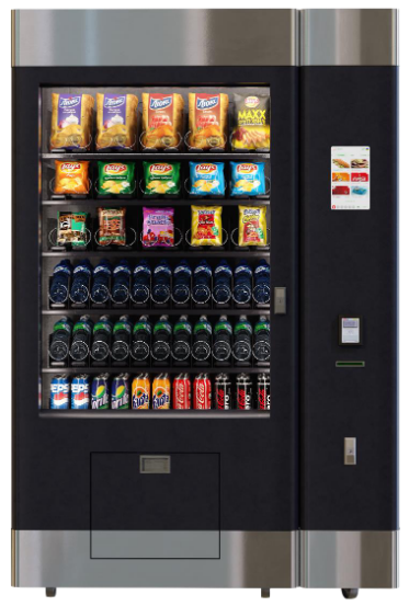 Kombiautomat QUBE by Flavura Vending Automaten: Snackautomat, Foodautomat, Getränkeautomat, Verkaufsautomat, Warenautomat