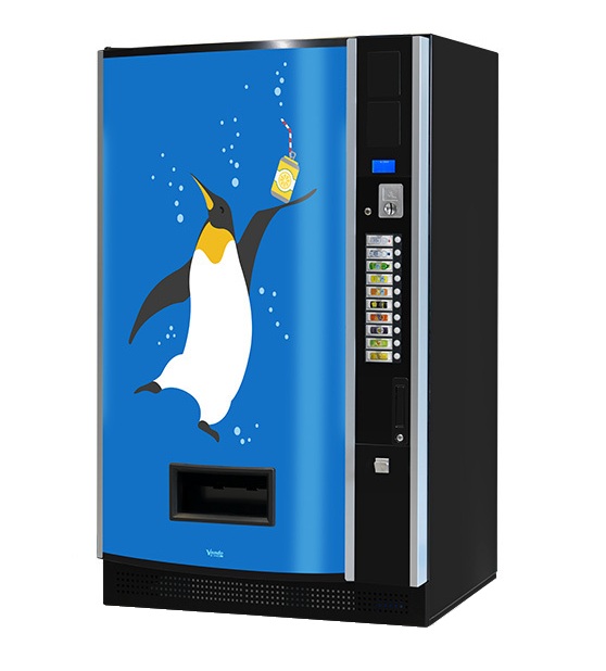 SandenVendo B&C Design Eco Schachtautomat Getränkeautomat by Flavura: Verkaufsautomat, Warenautomat