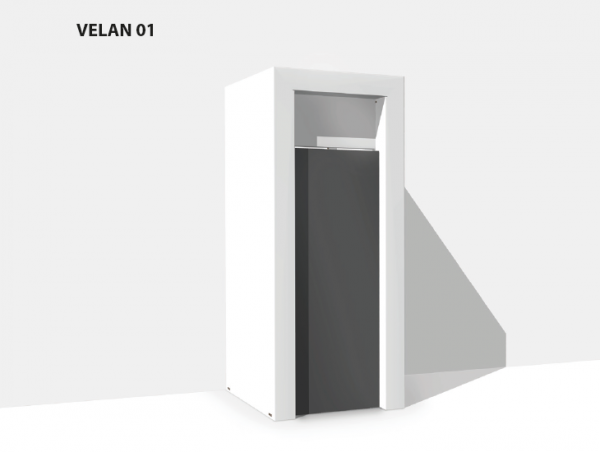 Umhausung &amp; Verkleidung Velan 01 aus Karton für Vending Automaten &amp; Automatenstationen by Flavura