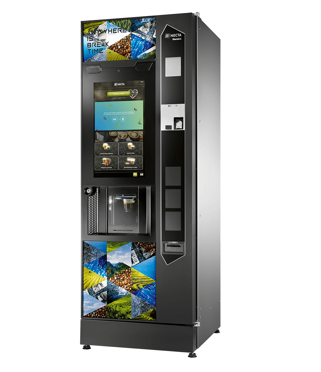 Necta Maestro Touch Kaffeeautomat by Flavura: Heißgetränkeautomat, Kaffeevollautomat, Standautomat